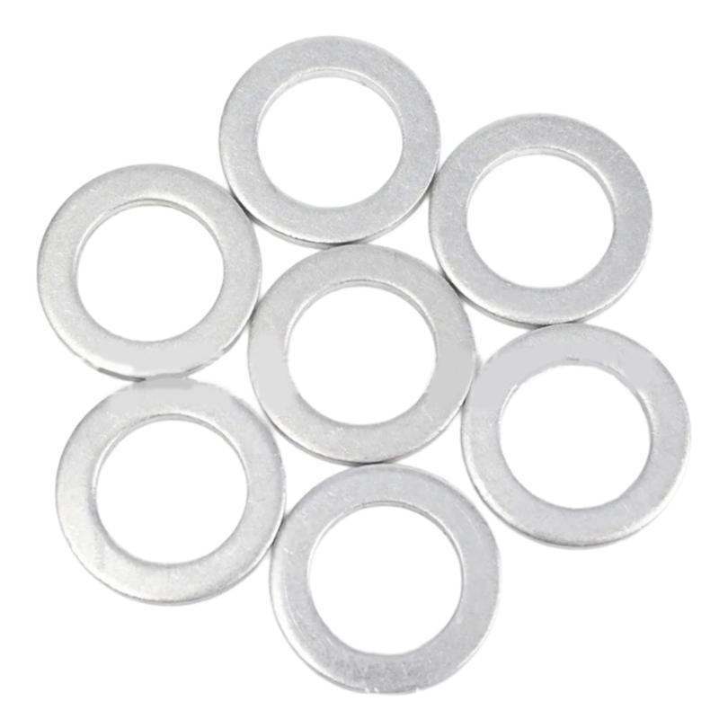 Pack of 20 Oil Drain Plug Seal Washers Automotive Accessory Aluminum 14MM Seal Gaskets 94109-14000 94109-12000