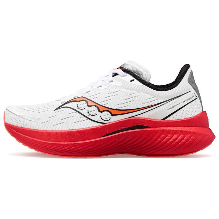 

saucony Endorphin Speed 3 White Black Red Women s S10756-85(M) 37.5