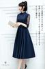 Party Dress Official Party Dress Royal Lace Satin Elegant Dress Wedding Coming of Age Ceremony Graduation Party Piano Recital Party Collar High Look