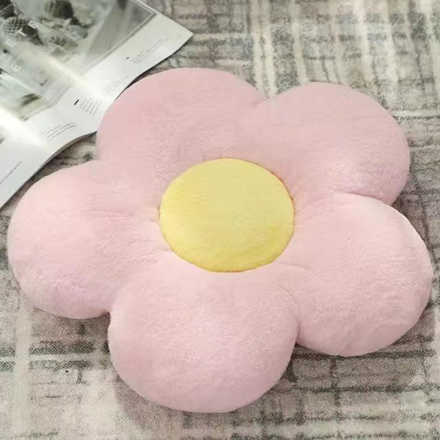 2 Pcs Coussin Fleur,40Cm Coussin De Siège En Forme De Fleur,Coussin En
