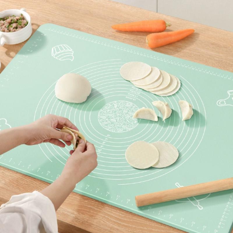 Thick Silicone Non-Slip Kneading & Rolling Mat for Baking