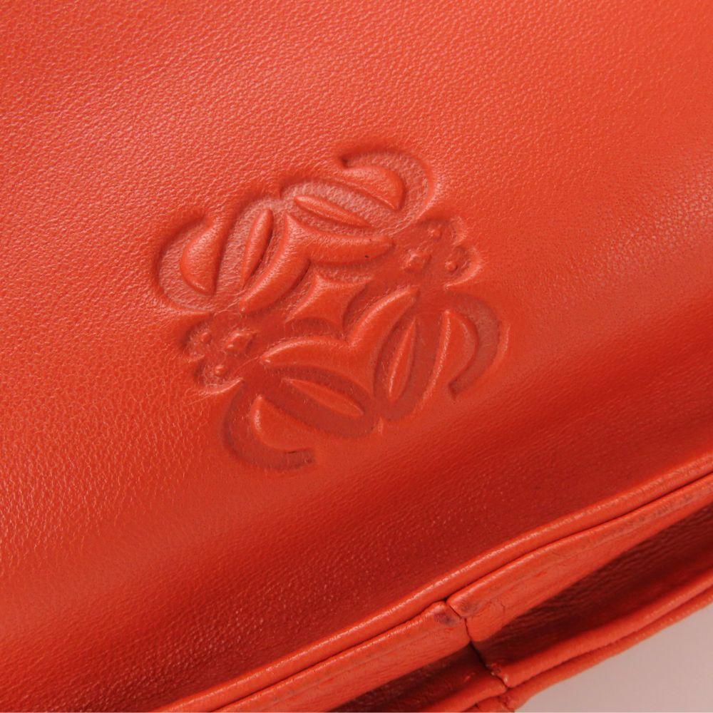 Used LOEWE Shoulder Bag flamenco Orange Shoulder