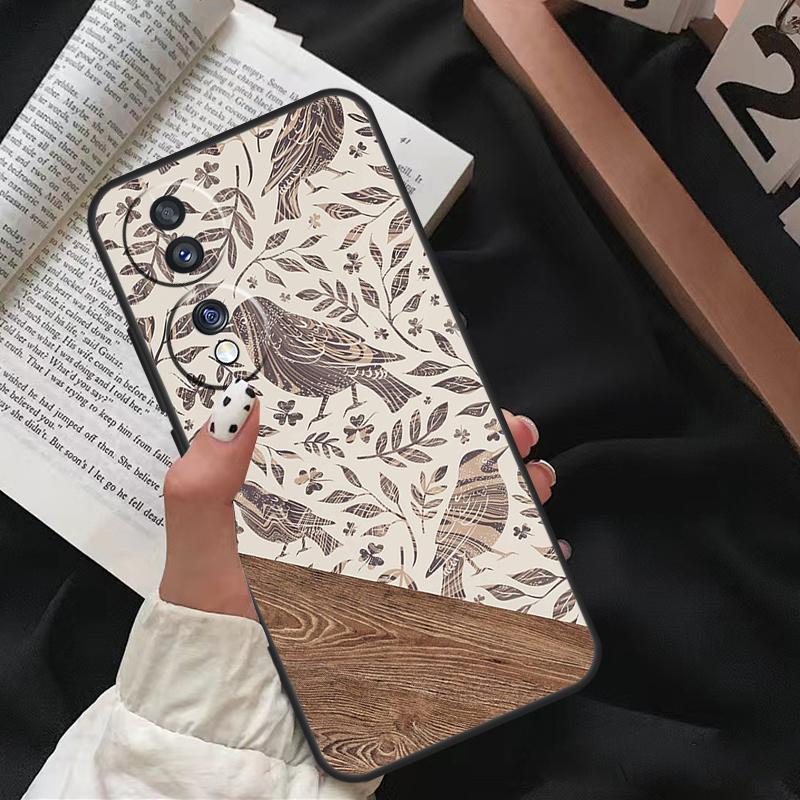 Boho Botanical Leaf Cow Cactus For Honor Magic 8 Pro 7 5 6 Lite Case For Honor 400 200 70 50 X8c X8b X9a X9b X9c X9d Win RT