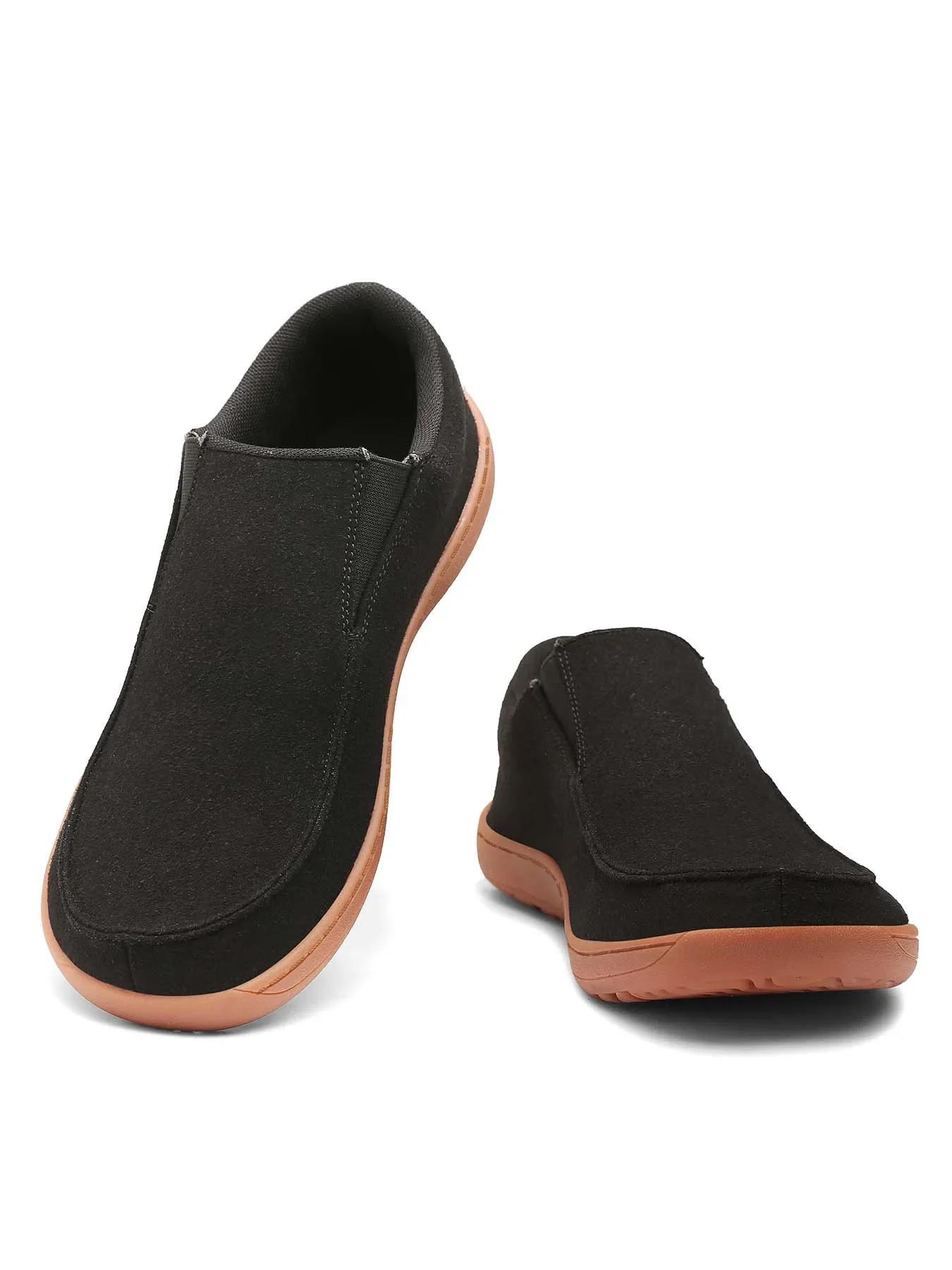 

Damyuan высококачественные мужские кроссовки из кожи повседневная обувь дышащие мокасины мужские туфли на плоской подошве босиком большой размер 46 40 чёрный