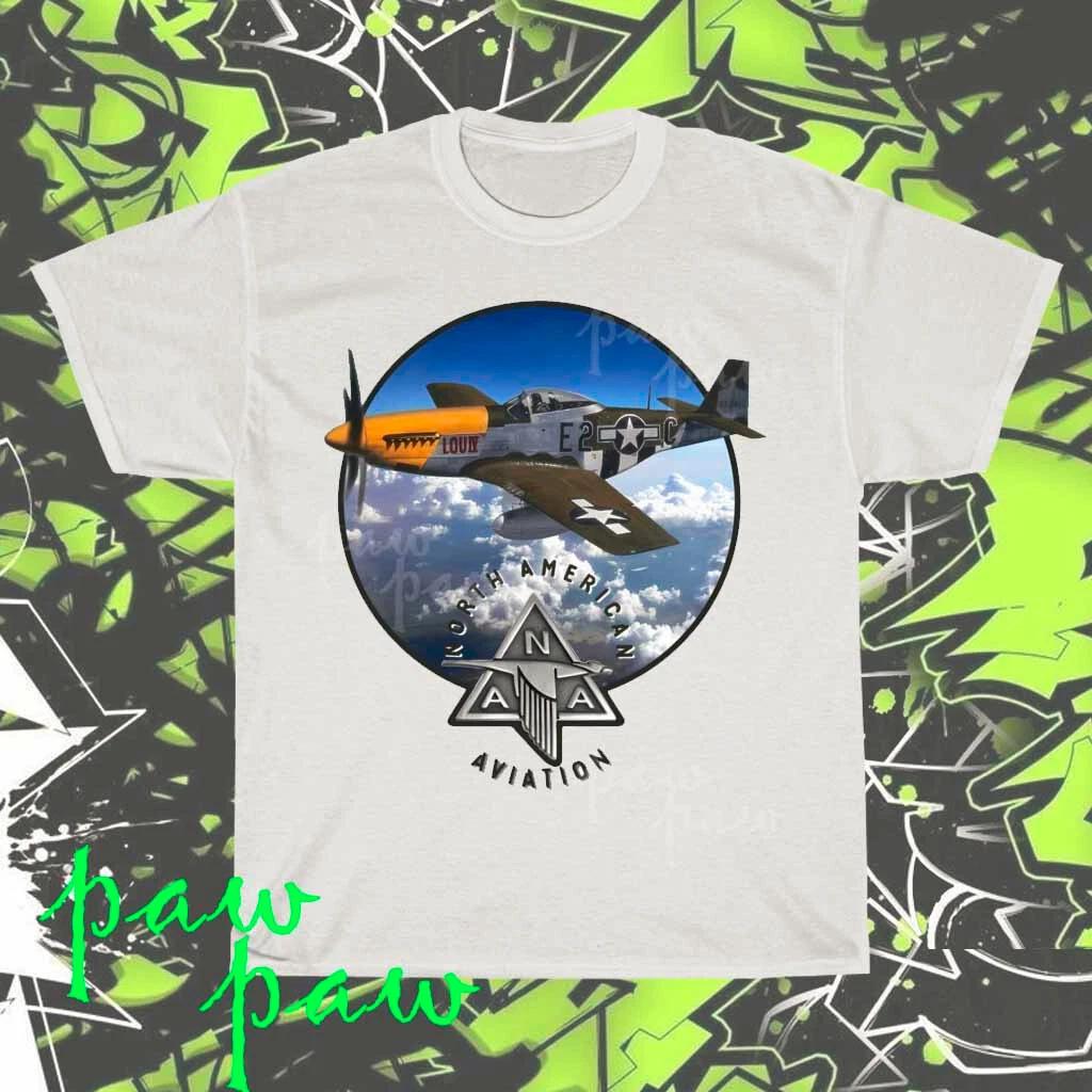 

Brand New North American Aviation NAA Logo American T-Shirt Funny Size S to 5XL M