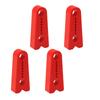 4pcs Silicone Car Door Shock Absorbing Pads Reduce Noise Vibration Universal Fit Automotive Door Buffer Damping Seal Pad