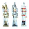 16 Inch Merry Christmas Decorations Nutcracker Figurine Wooden Soldier King Ornament for Indoor Winter Table Centerpiece