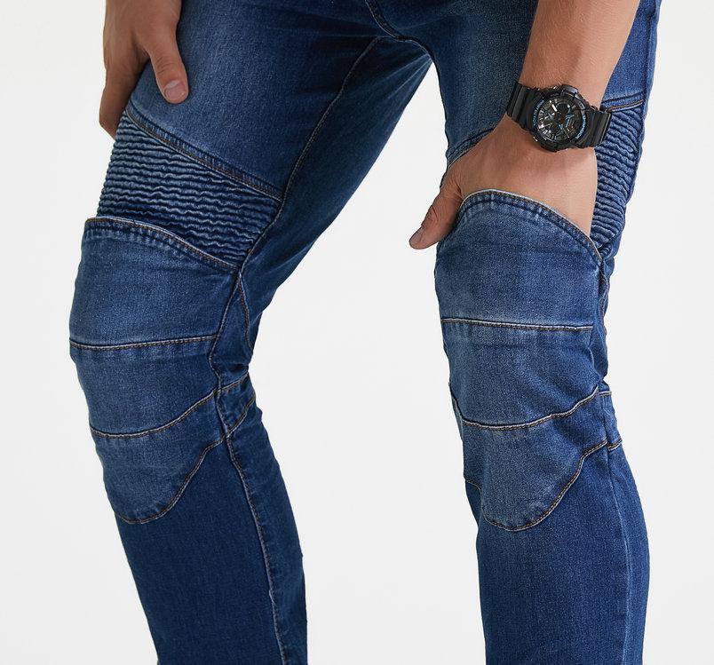 Cross-border Motorcycle Racing Straight Leg Anti-fall Riding Jeans