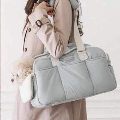 Portable Winter Pet Carrier: Breathable, Large Capacity Backpack for Cats and Small Dogs