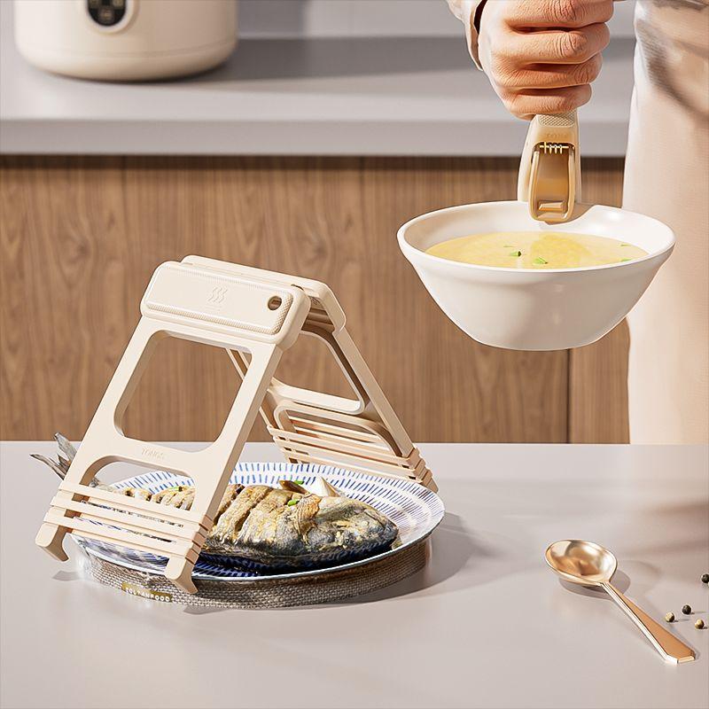 Silicone Anti-scalding Clamp Magic Tool: Kitchen Bowl Pick and Steamer Bowl Pick To Prevent Scalding Hands