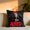 Alfred Hitchcock Cushion Cover Cozy Velvet Throw PillowSoft Warm Cushion For Sofa  Bed