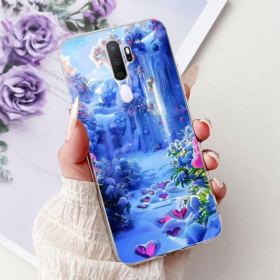 For Oppo A9 2020 Case Oppo A11x New Luxury Painted Cover Shockproof Phone Case For Oppo A5 2020 A92020 OppoA11x Soft Fundas Bags