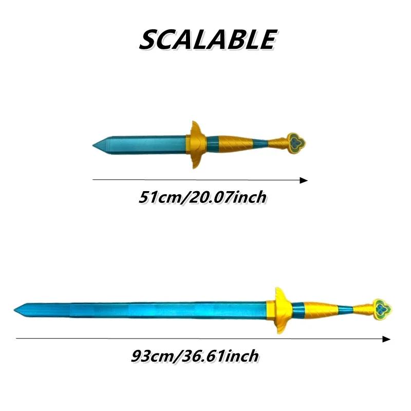 Kpop Мира Нож Реквизит Костюмы Ролевая игра Демон Меч Охотника Косплей Реквизит Женщины Мужчины Хэллоуин Карнавал Аксессуары для Костюма синий