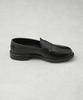 Nano Universe Rain Comfort Size 27 Shoes, Men's Loafers, 010, Black, 668-5233202