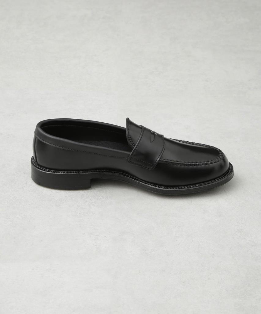 Nano Universe Rain Comfort Size 27 Shoes, Men's Loafers, 010, Black, 668-5233202