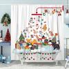 Elegant Christmas Tree with Ornaments Waterproof Shower Curtain – Perfect for Adding Festive Cheer To Your Holiday BathroomDec