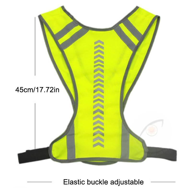 Motorrad Sicherheitsjacke Sichtbare Reflektierende Weste Arbeitskleidung Nachtsicherheit Laufen Radfahren Mantel