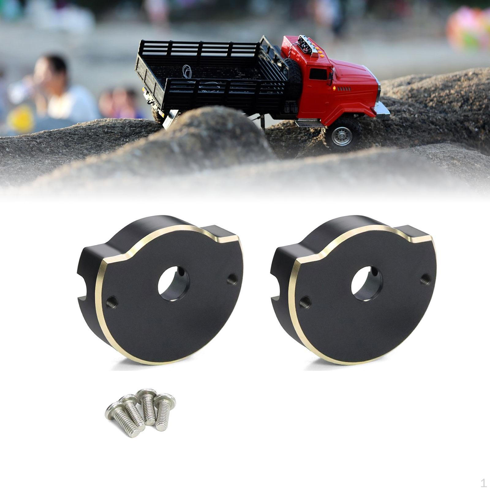 

2 Pieces RC Brass Counterweight Axle Modification Metal Upgrade for 1/10 Rear