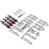 For SCY RC Car 16101 02 16103 SG116 Aluminum Alloy Suspension Arm Wheel Seat Steering Cup Set Upgrade Metal Parts Accessories