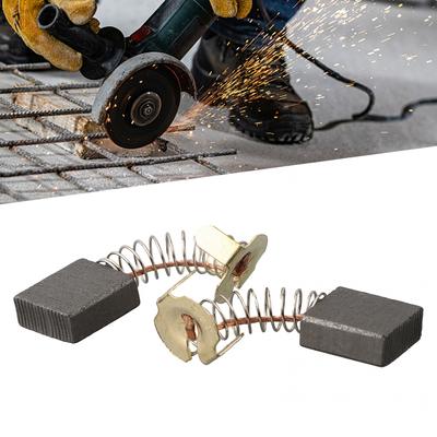2pcs Carbon Brushes for Electric Motors 18mm X 17 X 7mm Replacement Part