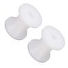 2PCS Boat Trailer Roller White Bow Boat Roller Nylon Bow Stop Marine Trailer Roller for Yachts