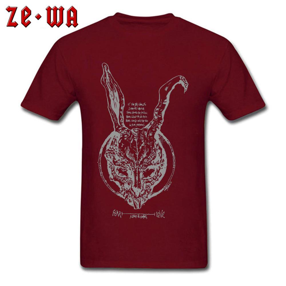 Tshirt Donnie Darko T Shirt Men Black Tshirt Suspicion Science Fiction Tops Tees Tony Vintage Cotton Streetwear Thriller Movie S