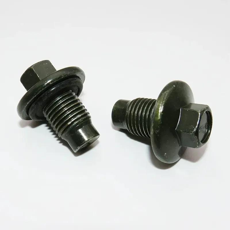 4PCS Car Oil Pan Drain Screws for Ford Transit Focus Fiesta Ensures Optimal Engine Performance OEM 97JM67300BA