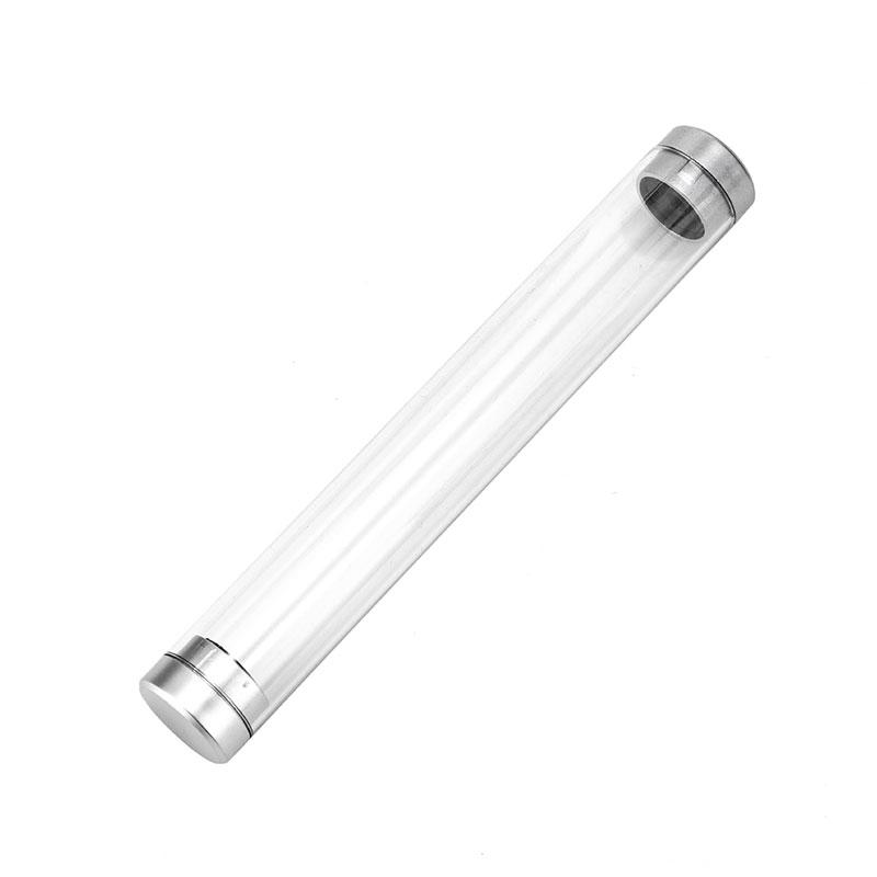 

30 шт. акриловый чехол для ручки цилиндр пластик прозрачный кристалл упаковка коробка для ручки фирменная ручка рекламная ручка подарочные чехлы для ручек прозрачный