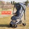 Transparent Baby Stroller Rain Cover Weather Proof & Portable Protective Sleeve Full Protections Cart Rain Guard