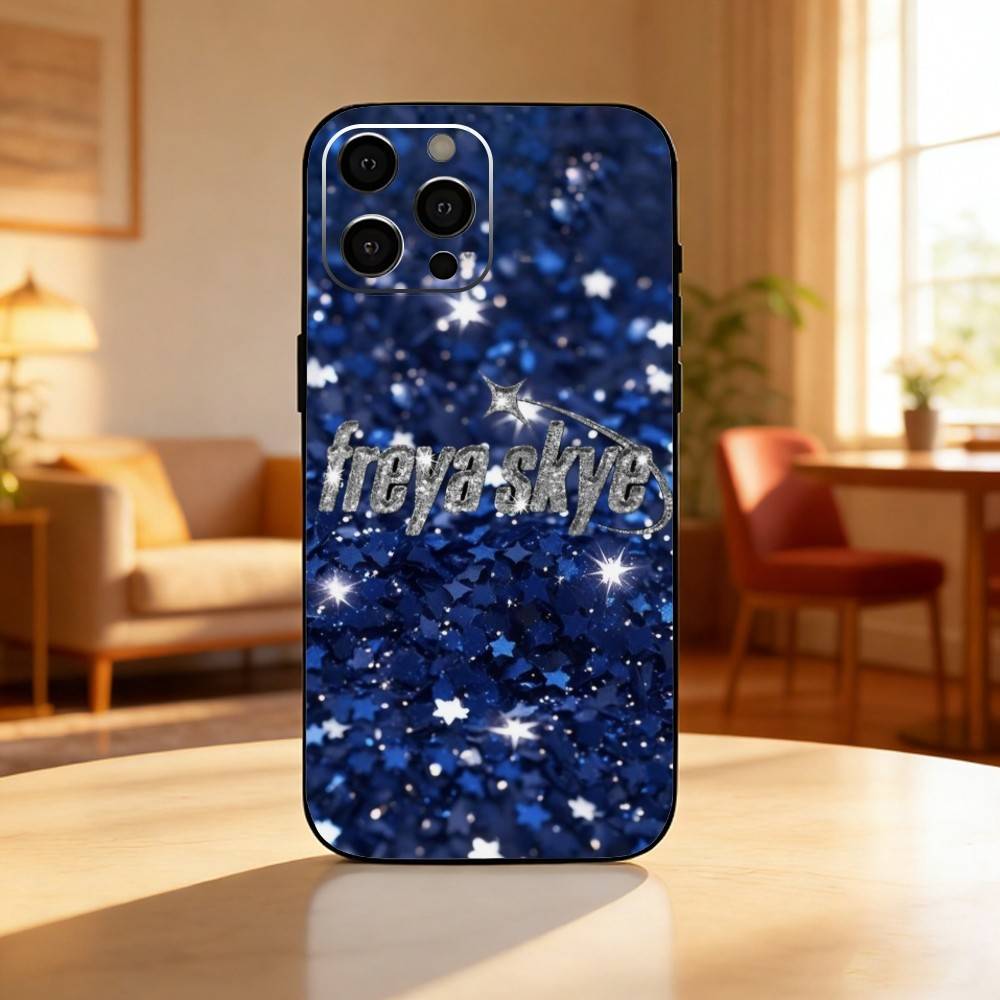 F-Freya Skye Singer Phone Case For iPhone17,16,15,14,13,12 Plus,Max Soft Silicone Black Cover