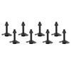 8pcs M8x60 L Track Double Lug Thrded Stud Nut Fitting 6000lbs Load Capacity for Truck Bed Trailer Pickup RV ATV