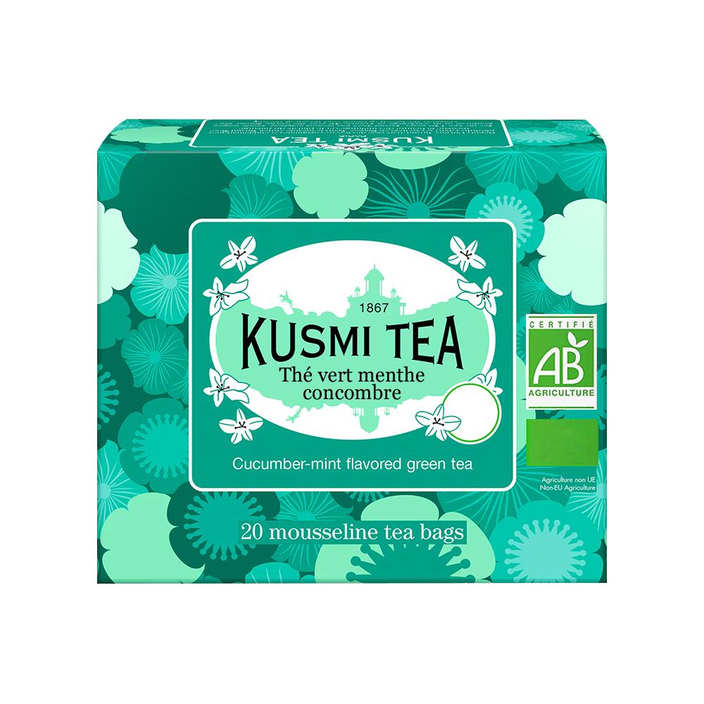 Kusmi Tea Mint & Cucumber Green Tea 20 Tea Bags