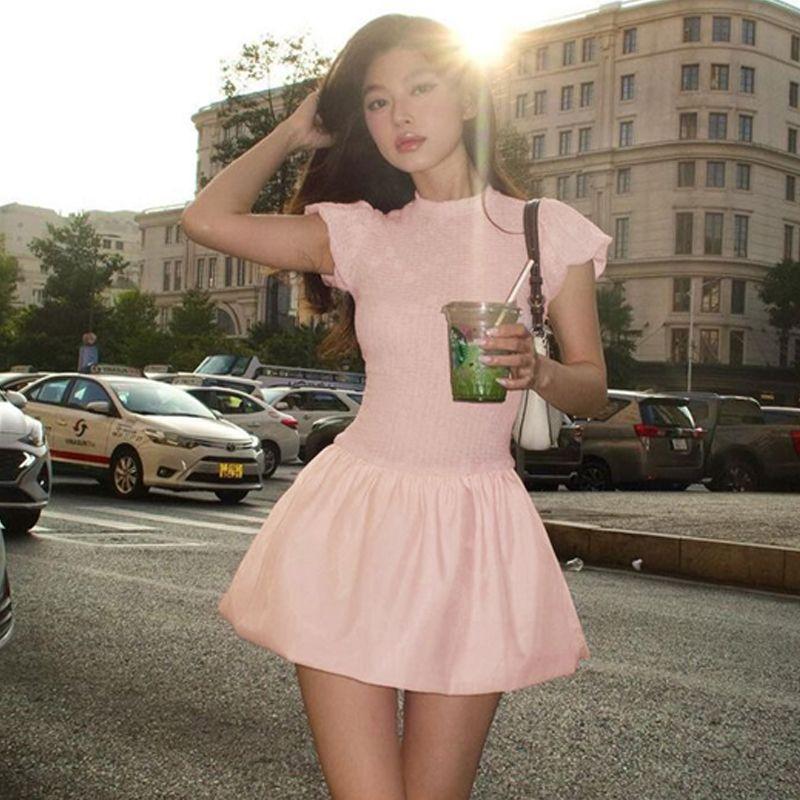 

Платье с рукавами-лепестками Pure Desire Летнее Маленькое Кружевное