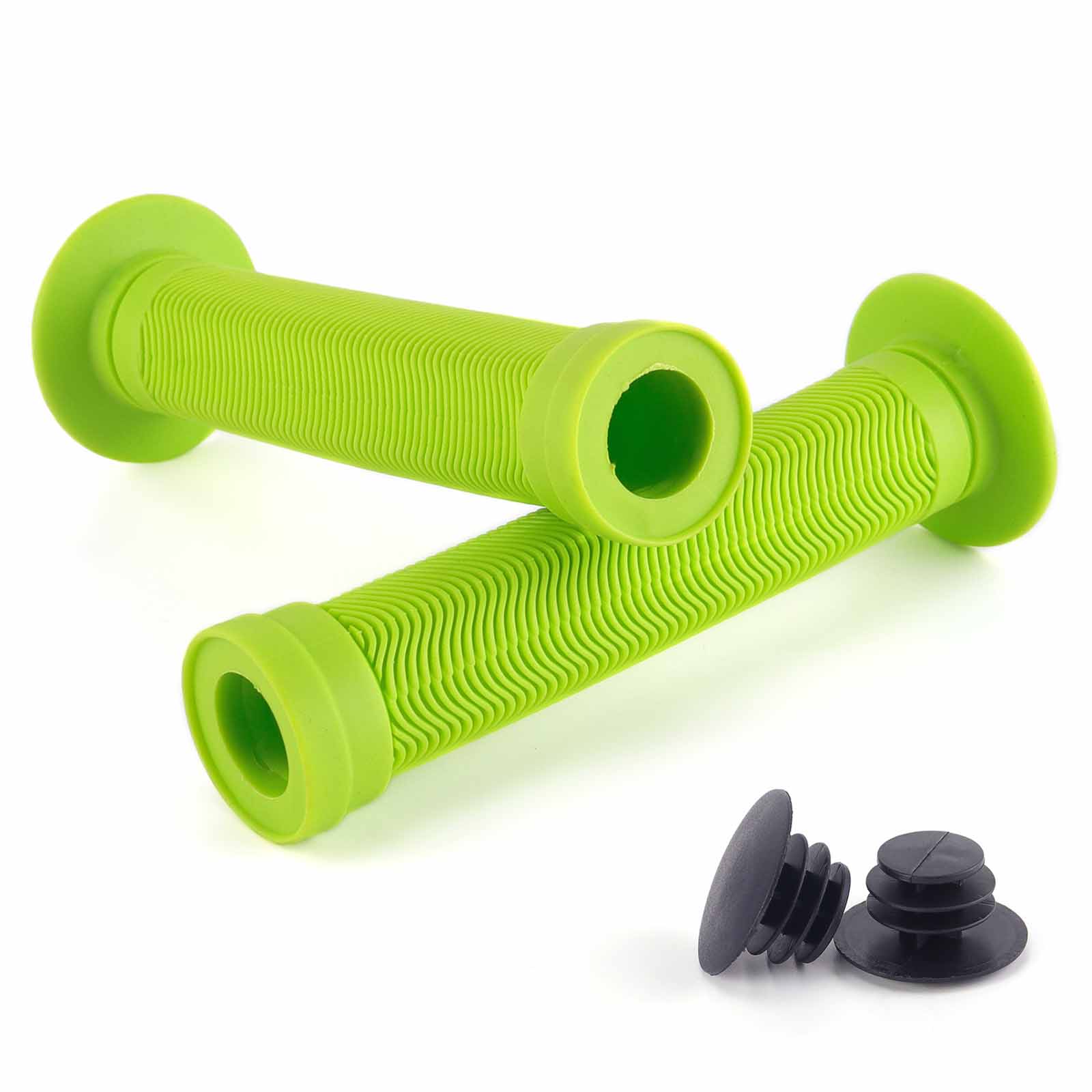 

Mountain Bike Handlebar Covers – Extended Rubber - -Absorbing Soft Grips for Handlebars One Size