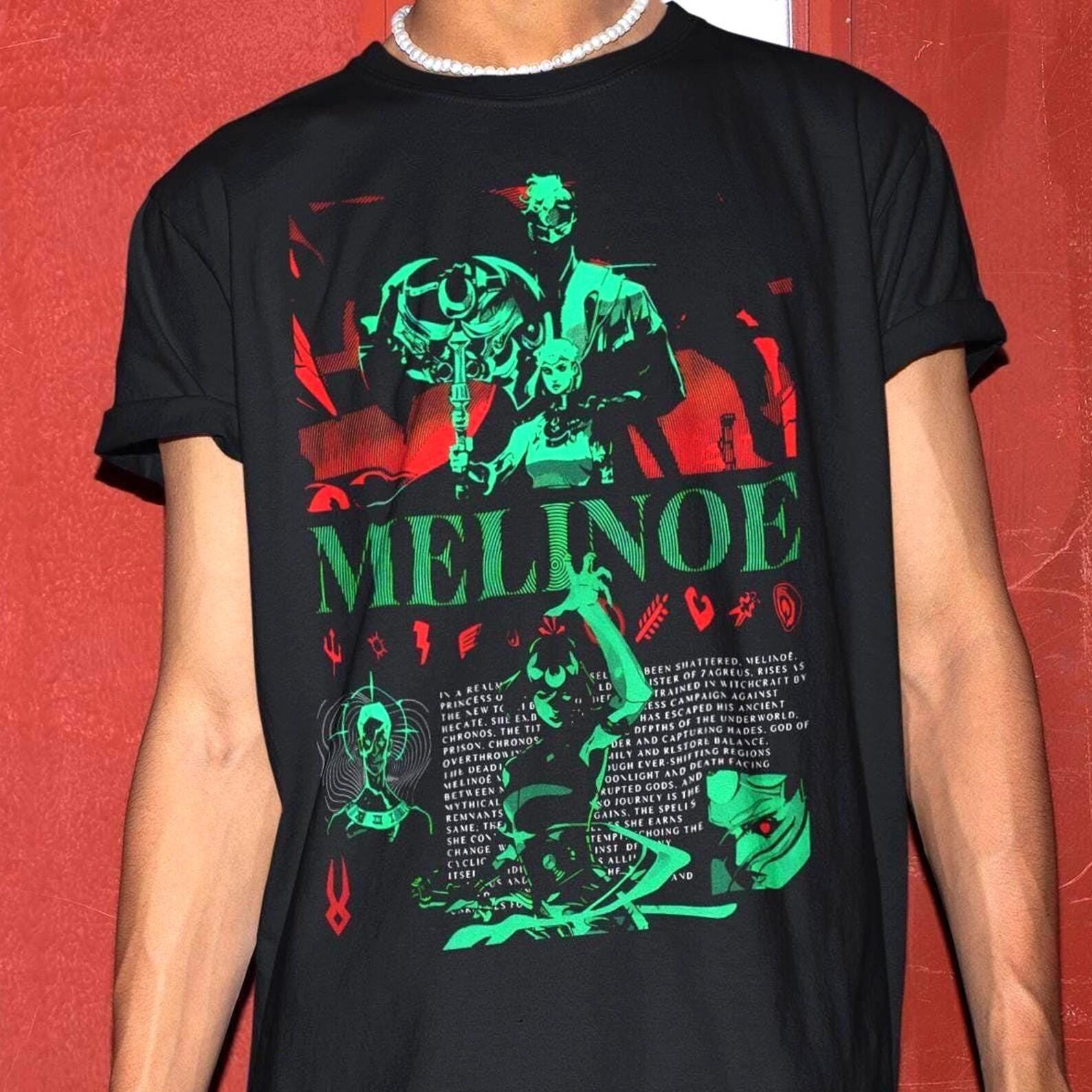 Melinoe Hades 2 Tshirt - Video Game T shirts,Indie Game Merch,Zagreus M