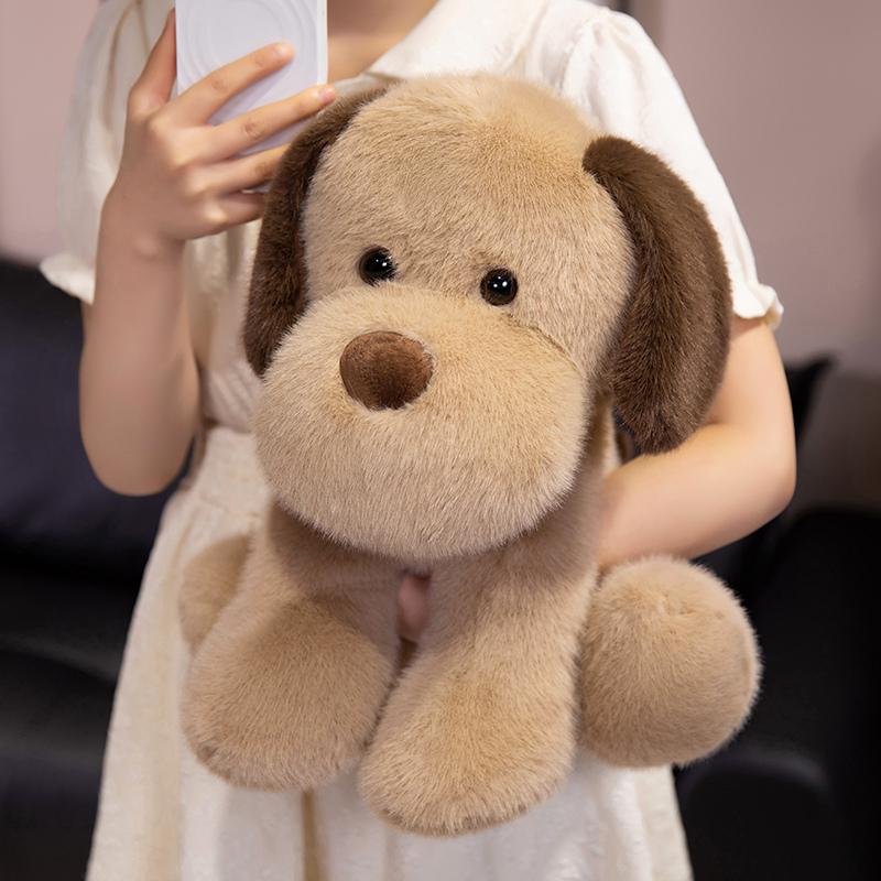 25/35cm Cartoon Soft Dog Stuffed Animal Pillow Cute Yellow White Brown Black Golden Stuffed Animal Home Decor Gift For Kids