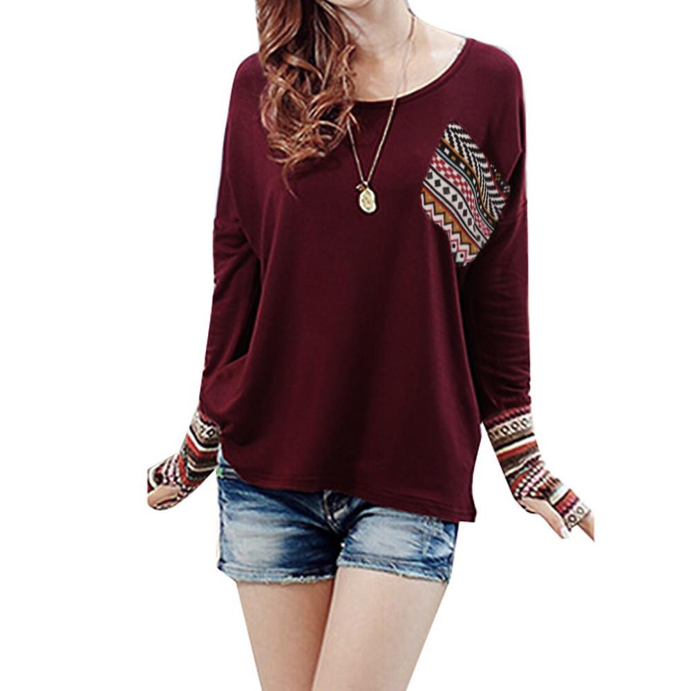 Buy Women's Patchwork Casual Loose T 