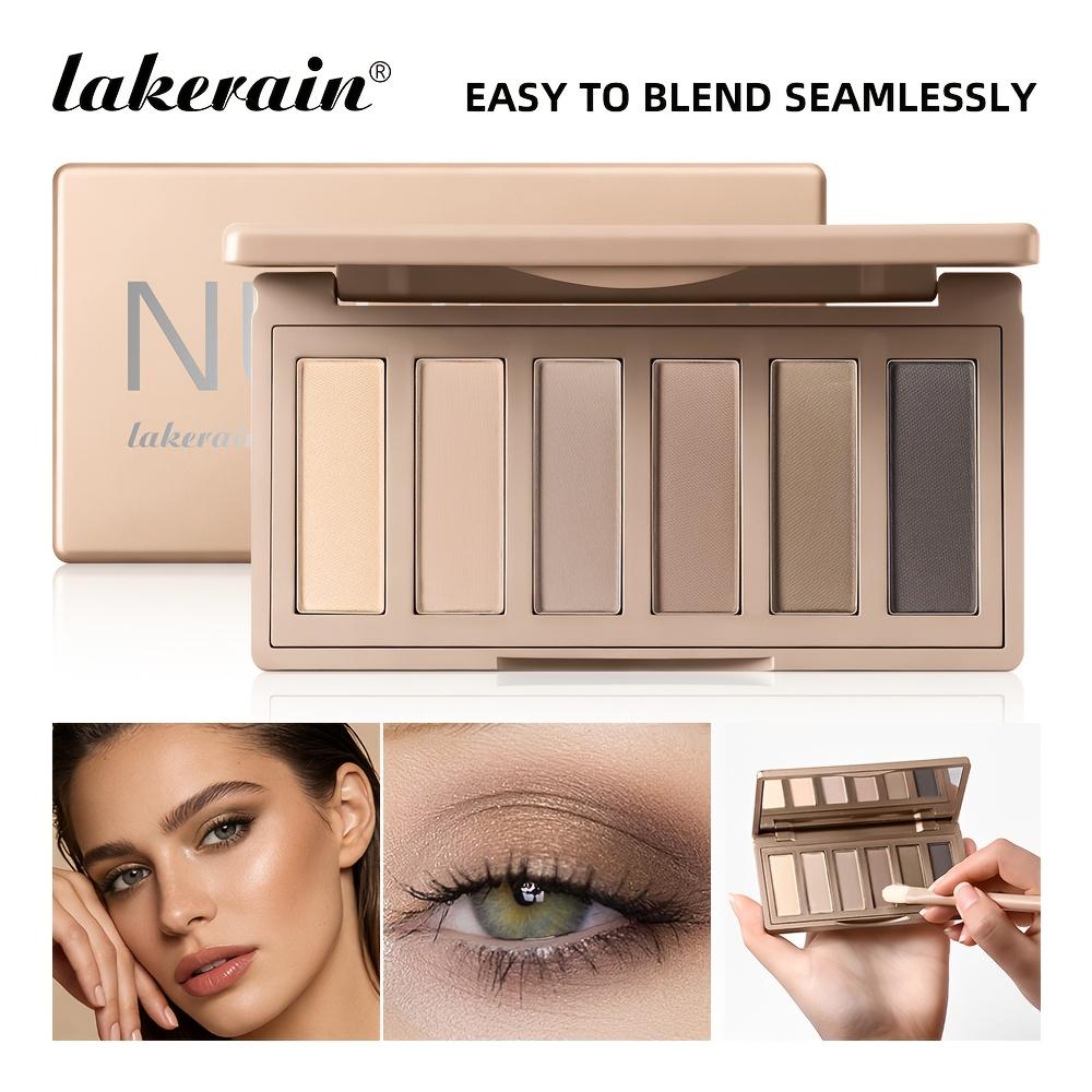 Paleta de Sombras de Ojos Nude con Acabado Mate de 6 Colores, Altamente Pigmentada, Larga Duración, Maquillaje Natural para el Día a Smokey Eye