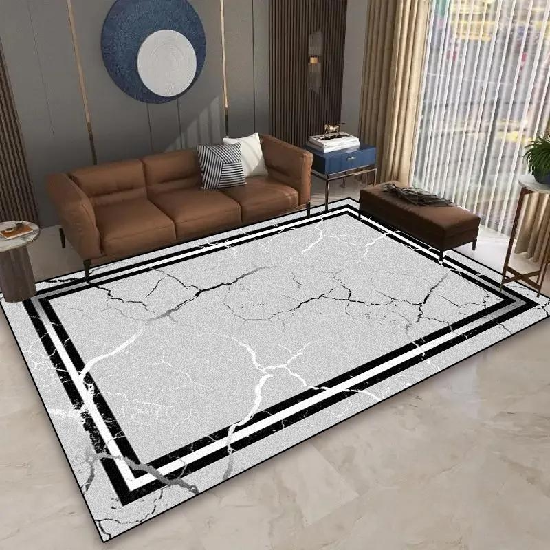Nowoczesne Duże Dywany do Salonu Dekoracja Domu Dywany do Sypialni Antypoślizgowy Luksusowy Dywan do Salonu Zmywalna Mata pod Stoliki Kawowe