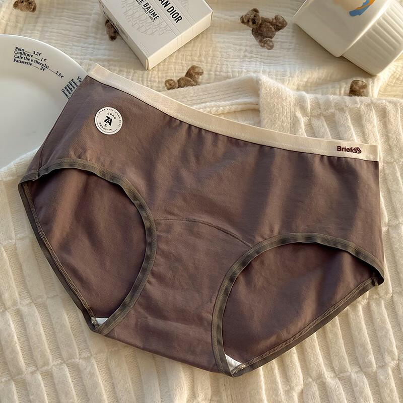 LANGSHA Women's Pure Cotton Antibacterial Briefs 4-Pack