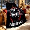 Custom Name Personalized NFL Print Blanket, Home Decor, Bedroom, Sofa, Camping, Couch, Gifts for Birthday Christmas