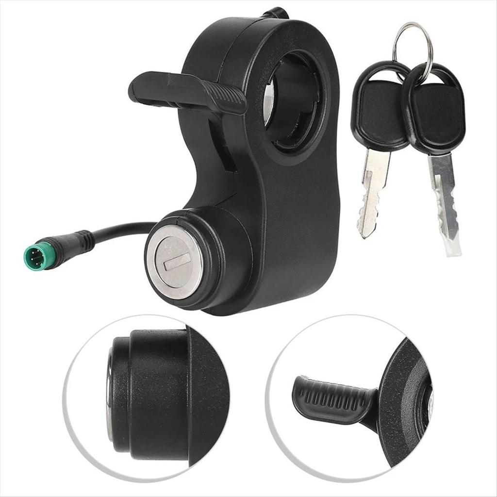 Electric Scooter Lgnition Lock for for G2 for Max 5pin Integrated Throttle Switch Lock with Key