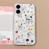 Luxury Shockproof  Phone Case For iPhone 15 Funda iPhone 11 15 14 16 Pro Max 12 13promax 14promax Hard Plastic IMD Animal Cover