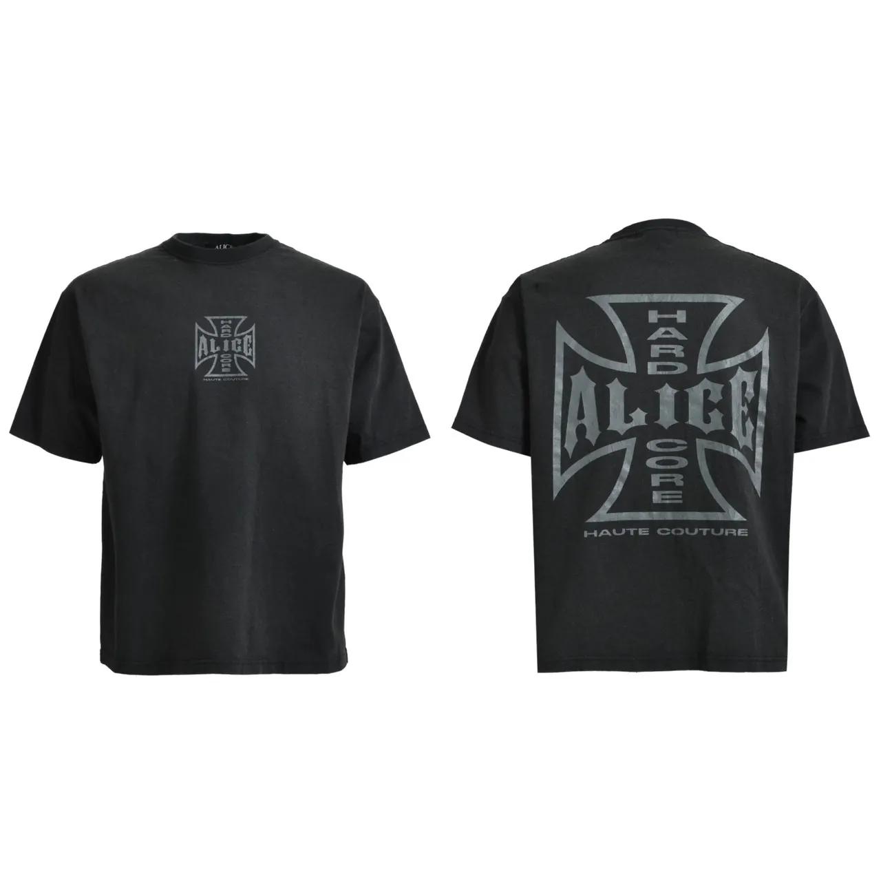 

Футболка уличной одежды Y2K Hip Hop Punk Rock с графическим принтом Футболка большого размера Мужские футболки Футболка ALICE HOLLYWOOD Chopper Футболки Топы S