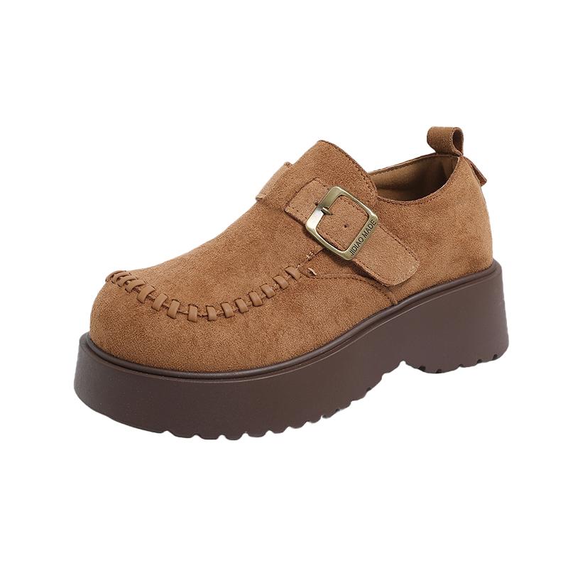 Fashion Women's Loafers Retro Casual Flat Shoes for Women Comfortable Breathable Full-Coverage Trend Women's Shoes Zapatos Mujer