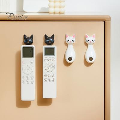 Magnetischer Fernbedienungshalter, kein Bohren nötig, einfach zu installieren, vielseitig einsetzbar, süße Katzen-Wandhalterung, Fernbedienungshalter, Wand-Organizer