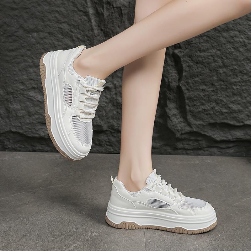 *Spring Autumn Hot Selling Mesh Breathable Round Head Flat Shoes Fashion New Style Elegant/Sexy Casual Sports Shoes for Women