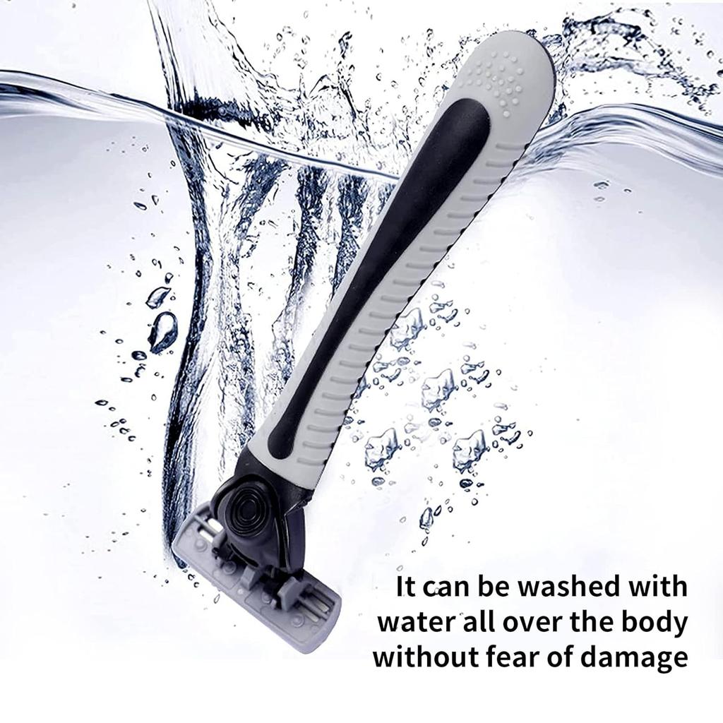 6-layer Blade Shaver Manual Shaving Men's Beard Razor Razor Shaving Tool Holder