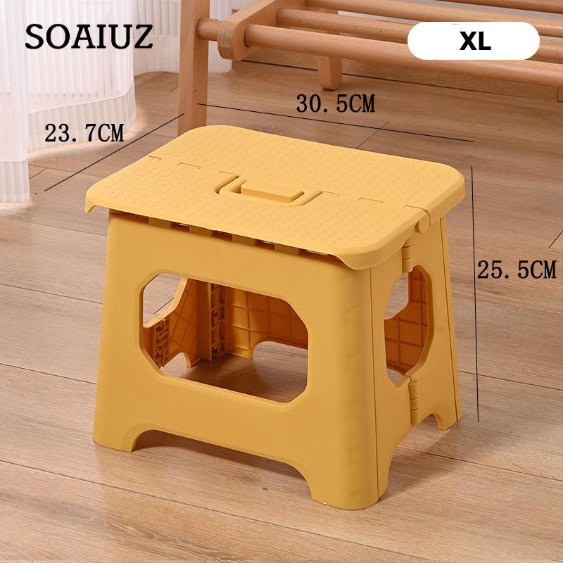 Modern Simple Outdoor Portable Plastic Bench Small Stool Folding Stool