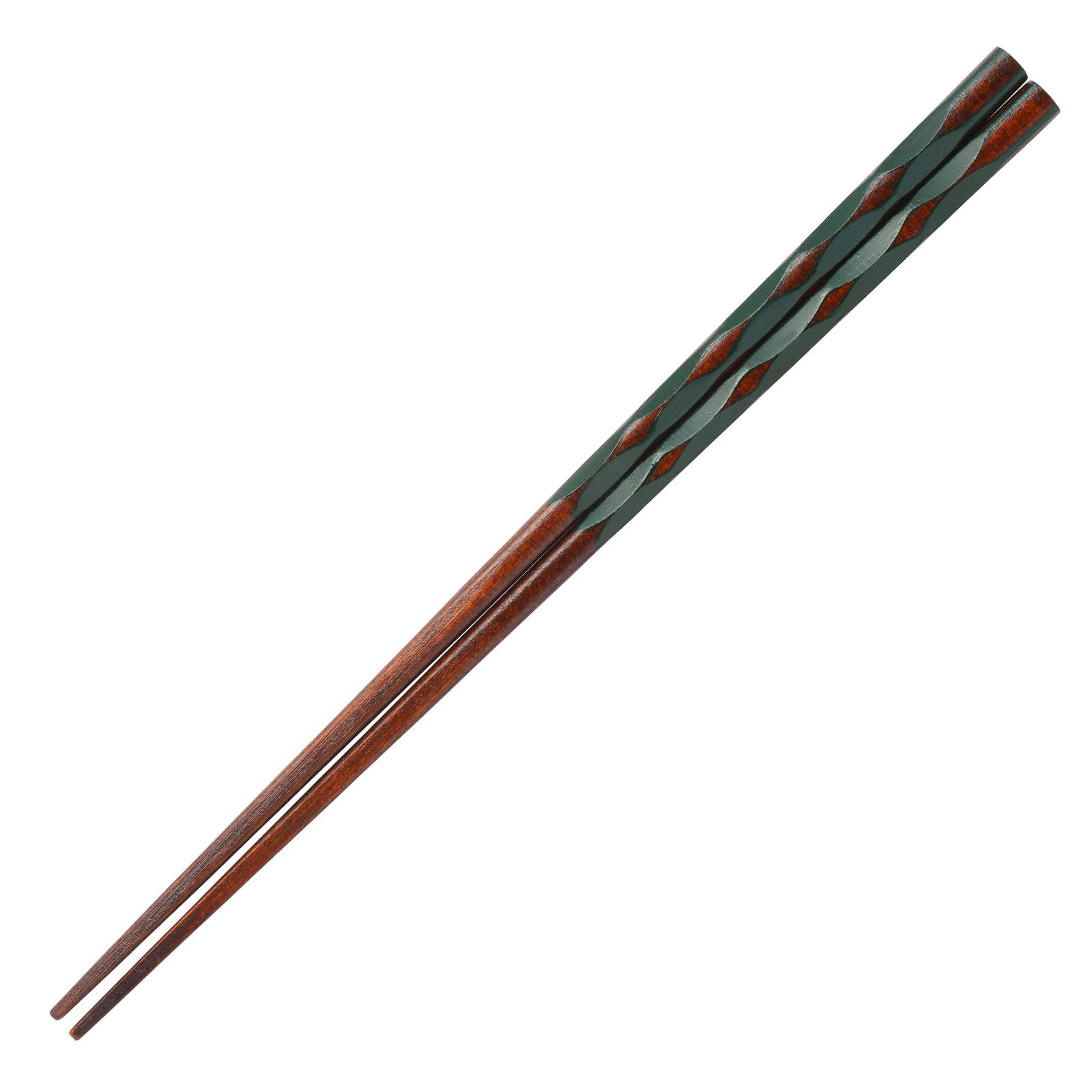 Hyozaemon Wakasa Lacquer Chopsticks with Tortoiseshell Made in Fukui Carving, 23.5cm, Obama, Prefecture, S-123